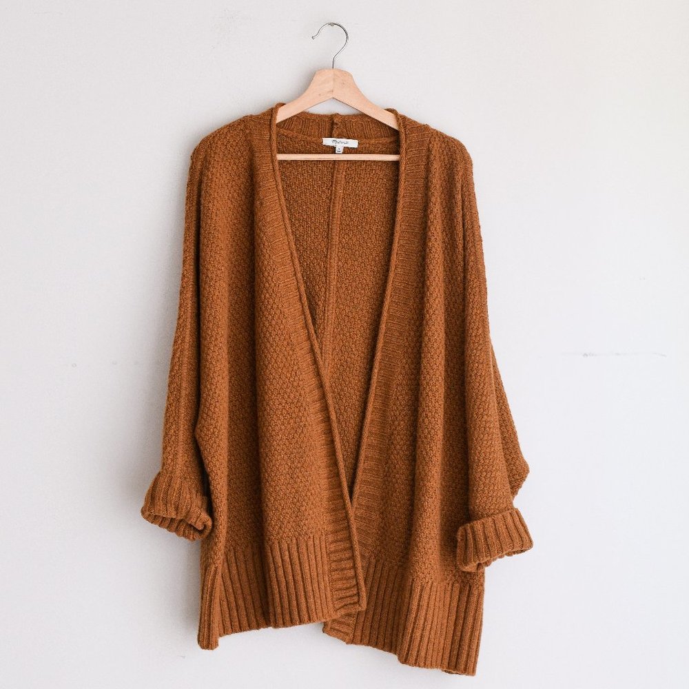 Madewell Whitley Open Cardigan Sweater, NEW